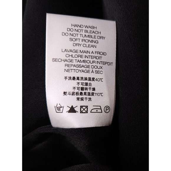 IRO Ekioti Crepe Mini Dress Size 40 M Black NWT - Picture 11 of 13